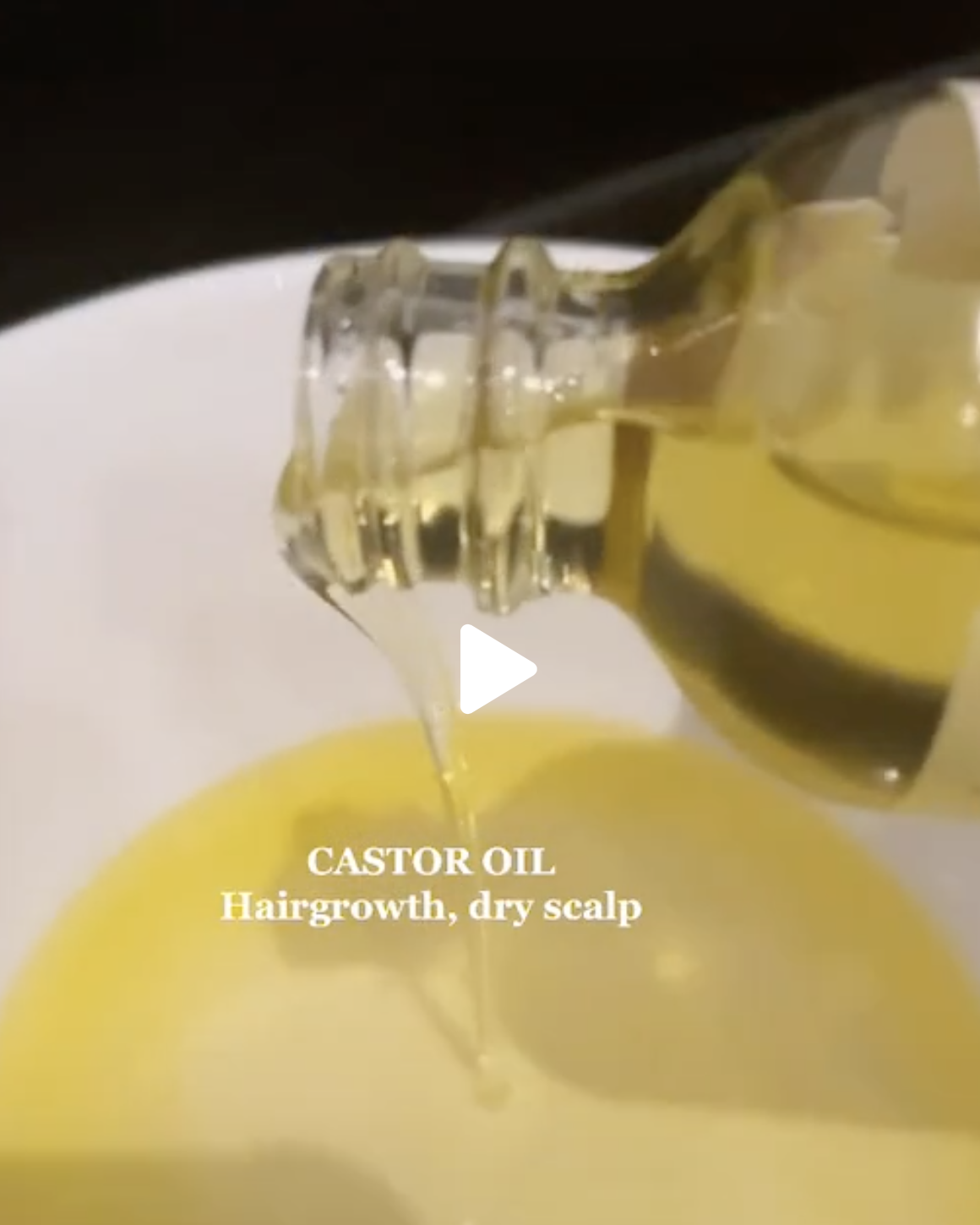 I love using oils to nourish my hair!